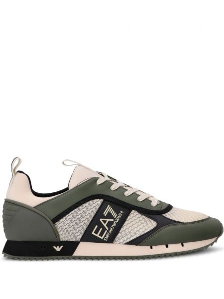 Mesh snørebånd sneakers Ea7 Emporio Armani grøn