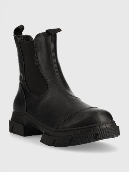 Черные ботинки челси на платформе Wrangler