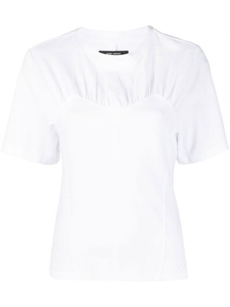 Marškinėliai Isabel Marant balta
