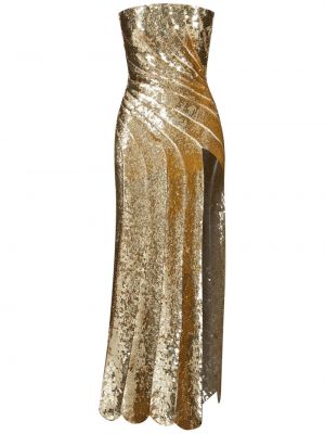 Estélyi ruha Oscar De La Renta aranyszínű