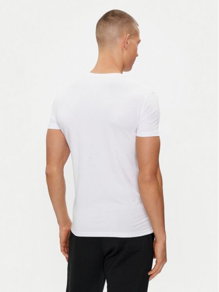Majica slim fit Emporio Armani Underwear bijela