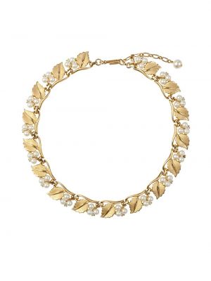 Collar con perlas Susan Caplan Vintage dorado