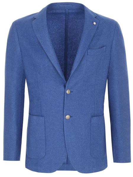 Шерстяной пиджак L.b.m. 1911 голубой