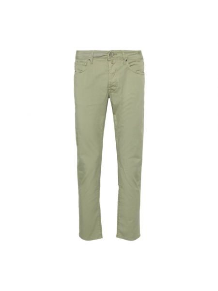 Skinny jeans mit taschen Incotex grün