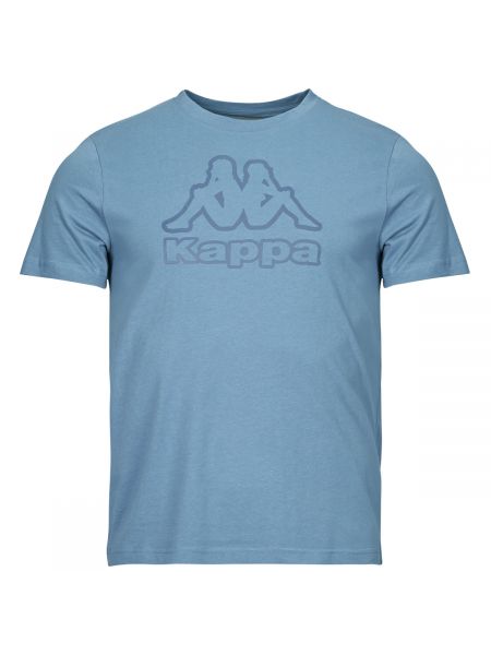 Koszulka z krótkim rękawem Kappa niebieska
