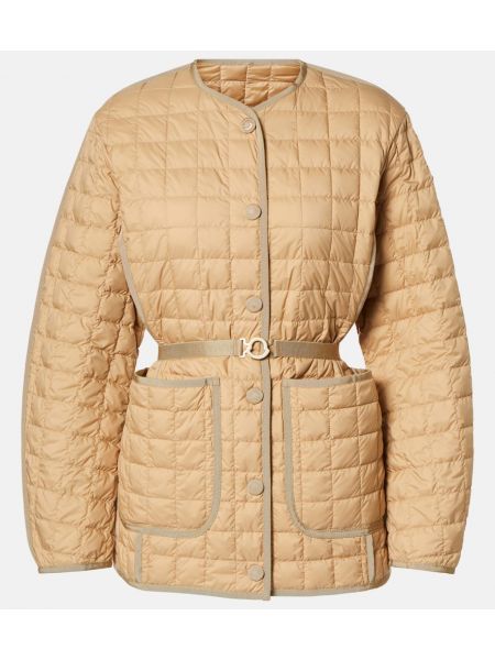 Quiltad jacka Moncler beige