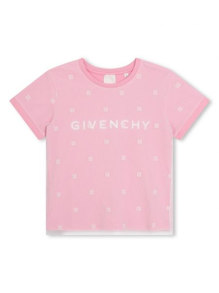 T-paita tytöille Givenchy Kids pinkki