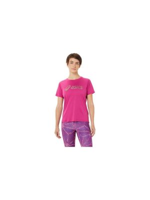 Tričko s krátkými rukávy Asics růžové