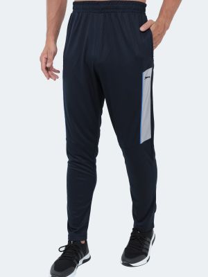 Spodnie sportowe slim fit Slazenger niebieskie