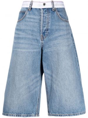 Shorts di jeans Alexander Wang blu