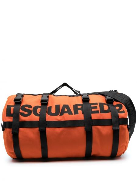 Trykt veske Dsquared2 oransje