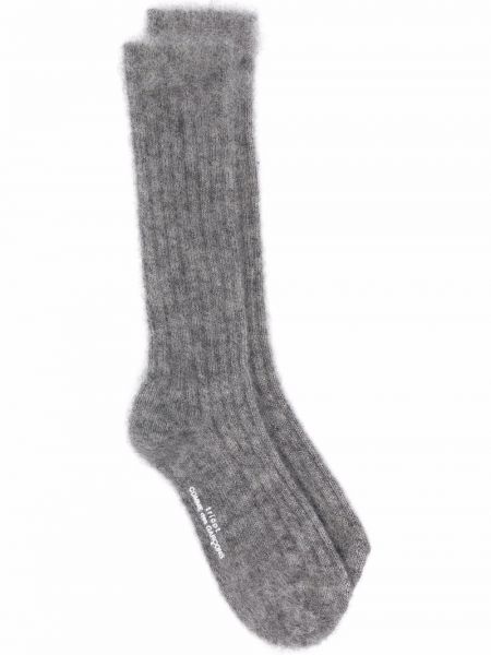 Calcetines con bordado Comme Des Garçons Tricot gris