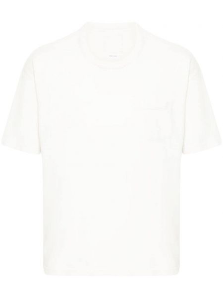 Μπλούζα από ζέρσεϋ με στρογγυλή λαιμόκοψη Visvim λευκό