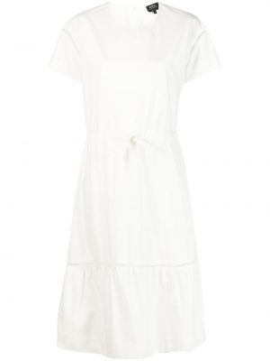 Памучна рокля A.p.c. бяло