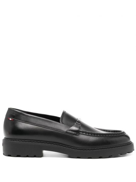 Læder loafers Bally sort