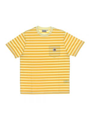 Koszulka z kieszeniami Carhartt Wip żółta