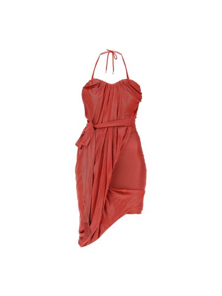 Sukienka mini drapowana Vivienne Westwood czerwona