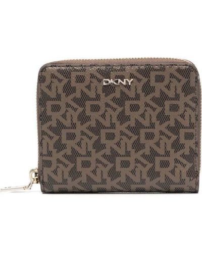 Zip lommebok Dkny brun