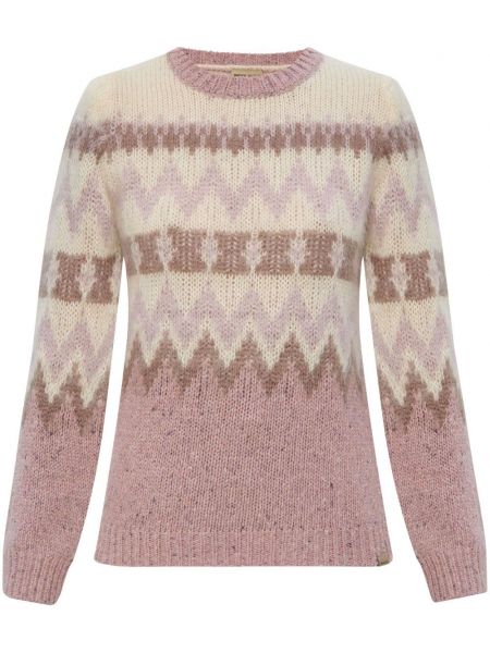 Pitkä villapaita Woolrich pinkki