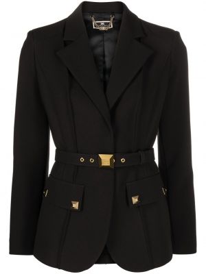 Lang blazer Elisabetta Franchi svart