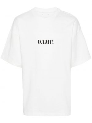 Тениска с принт Oamc Бяло