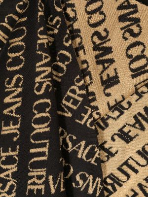 Dzianinowa szal żakardowa Versace Jeans Couture
