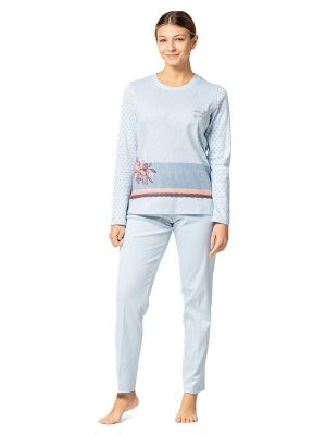 Pijama con estampado Señoretta azul