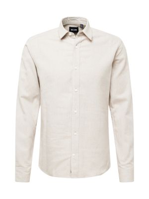 Vlnená košeľa Only & Sons biela