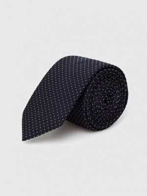 Шовкова краватка Hugo синя