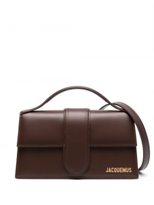 Leder shopper handtasche Jacquemus braun