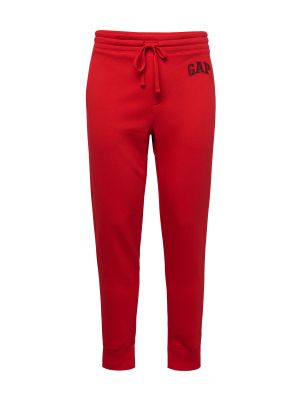 Fleece αθλητικό παντελόνι Gap κόκκινο