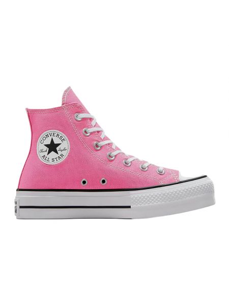Sneakersy na platformie w gwiazdy Converse Chuck Taylor All Star różowe