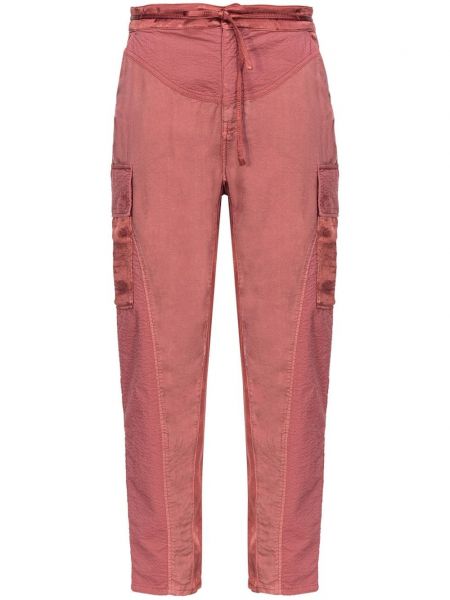 Pantaloni cargo Pinko roșu