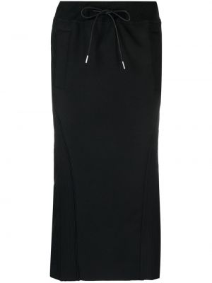 Puzdrová sukňa Sacai čierna