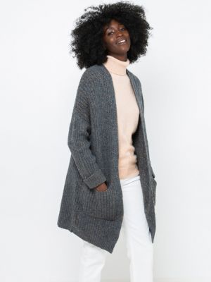 CAMAIEU Cardigan Szary Camaïeu