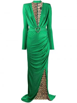 Вечерна рокля Philipp Plein зелено