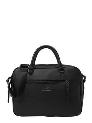 Чанта за лаптоп Armani Exchange черно