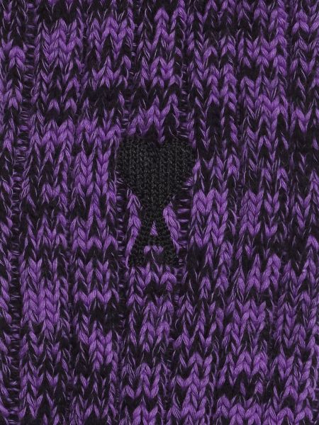 Chaussettes brodeés en tricot Ami Paris