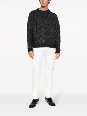 Pullover mit rundem ausschnitt Laneus grau