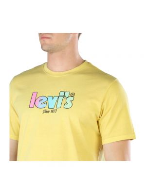 Camisa manga corta de cuello redondo Levi's amarillo