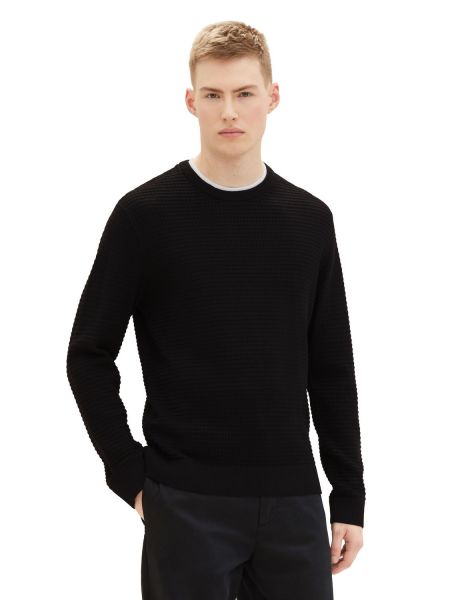 Пуловер Tom Tailor Denim черный