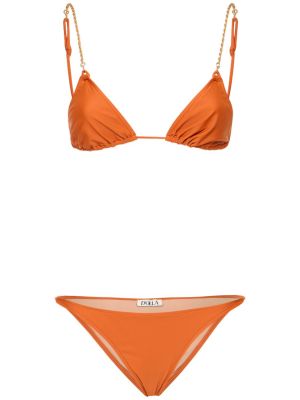 Bikini con cuentas Dolla Paris naranja