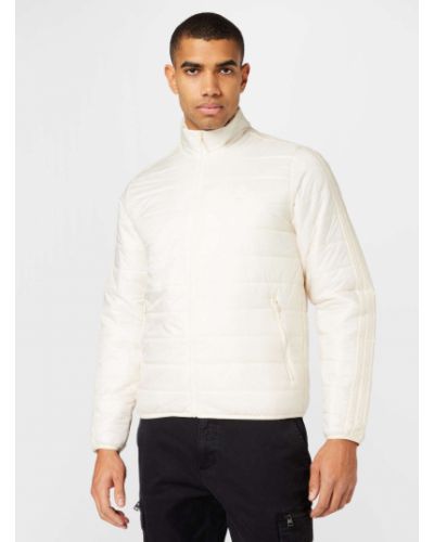 Μπουφάν με όρθιο γιακά Adidas Originals λευκό