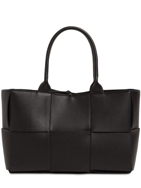 Lær shoppingbag Bottega Veneta