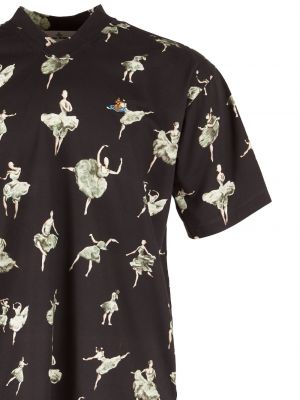 Oversize t-shirt mit print Vivienne Westwood schwarz