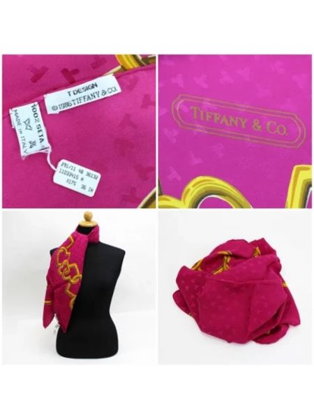 Bufanda de seda Tiffany & Co. Pre-owned rosa