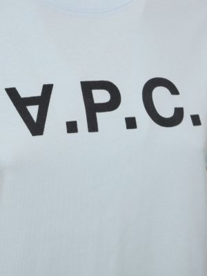 Džerzej bavlnené tričko s potlačou A.p.c.