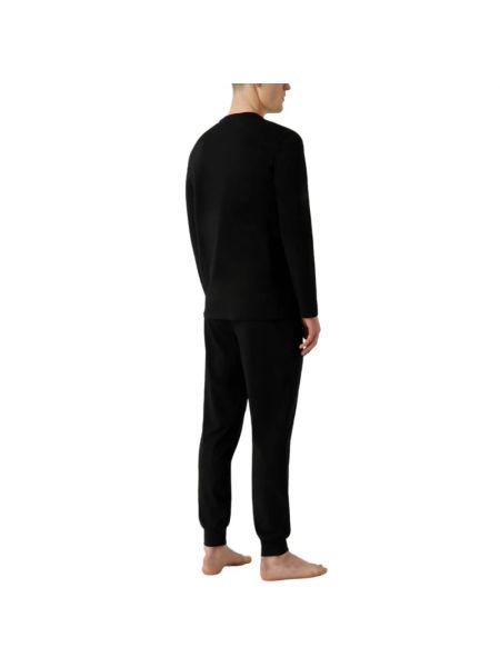 Pyjama Emporio Armani schwarz