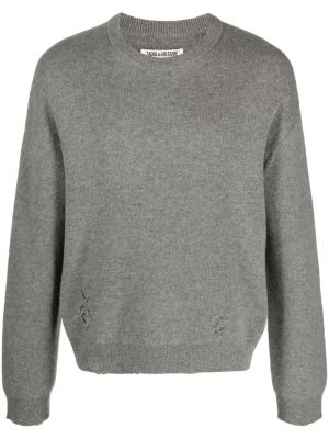 Вълнен пуловер Zadig&voltaire сиво