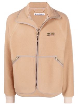 Fleece zip lett jakke Acne Studios